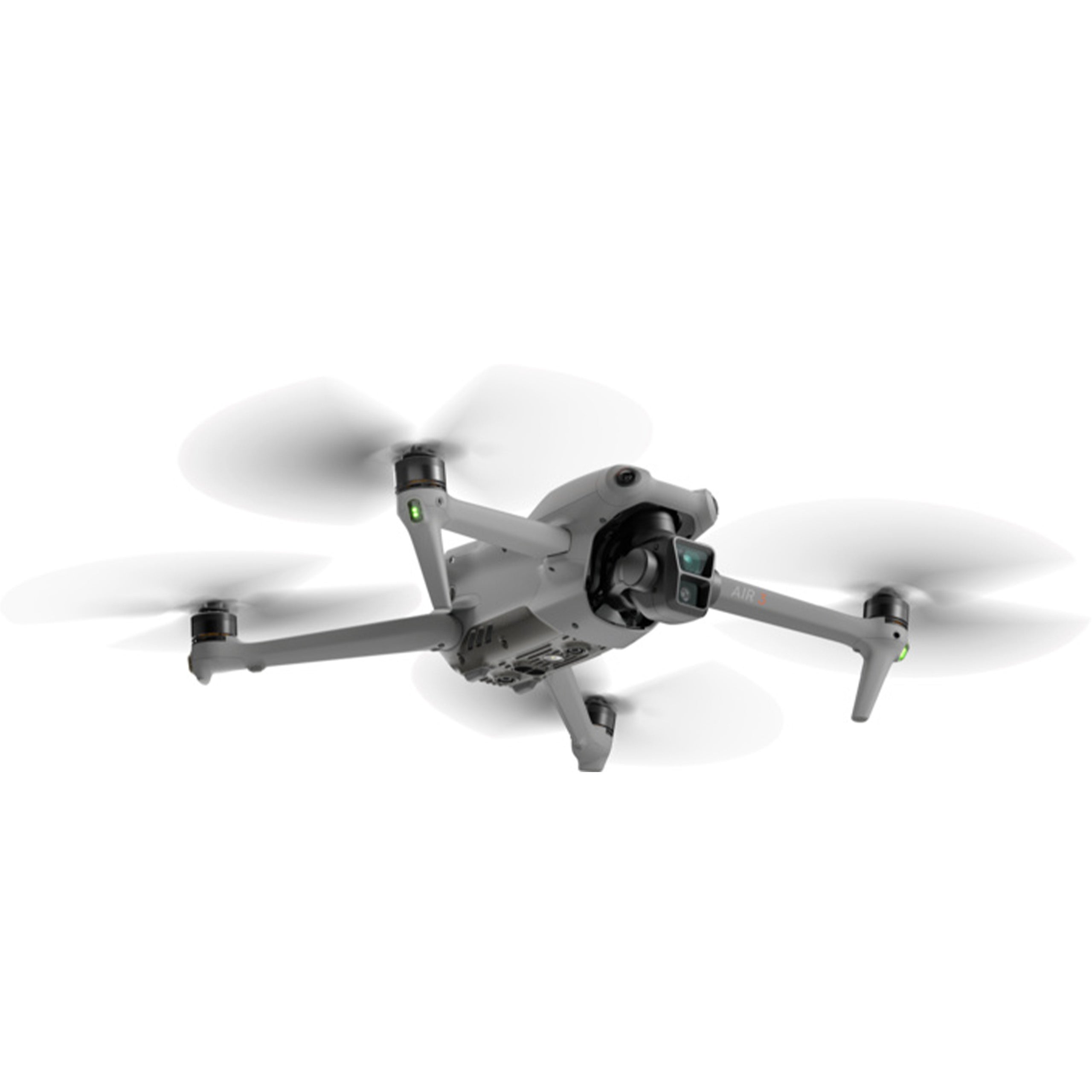 DJI Air 3 im Flug von unten