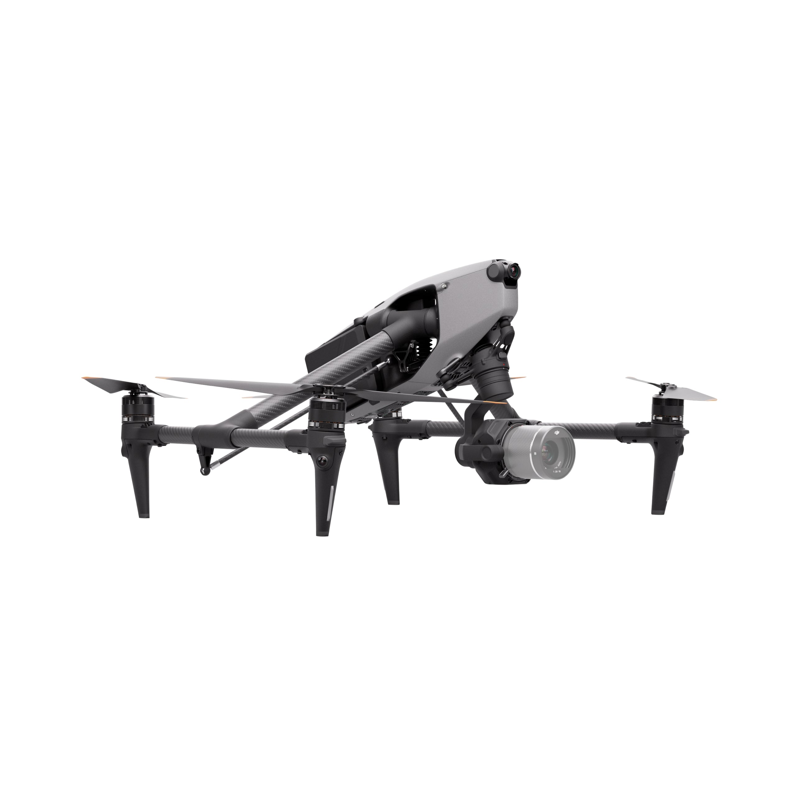 DJI Inspire 3 Ansicht mit runtergeklappten Armen