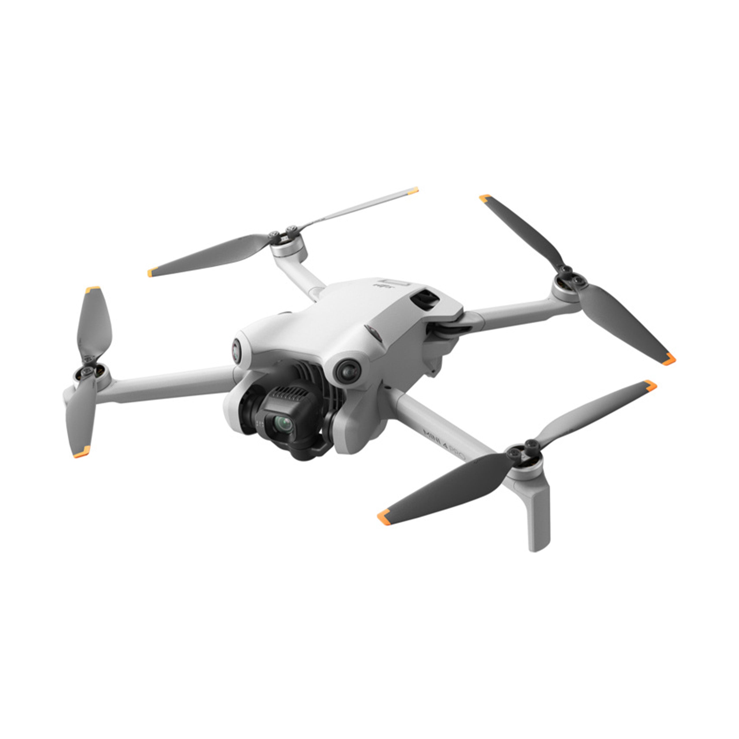 DJI Mini 4 Pro Drohne von der Seite