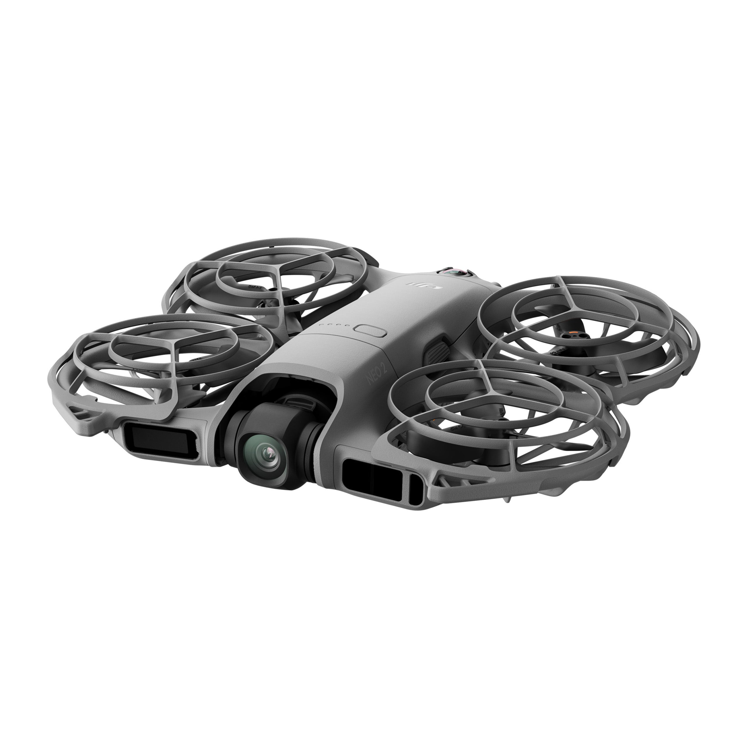 DJI Neo 2 Ansicht seitlich stehende Rotoren