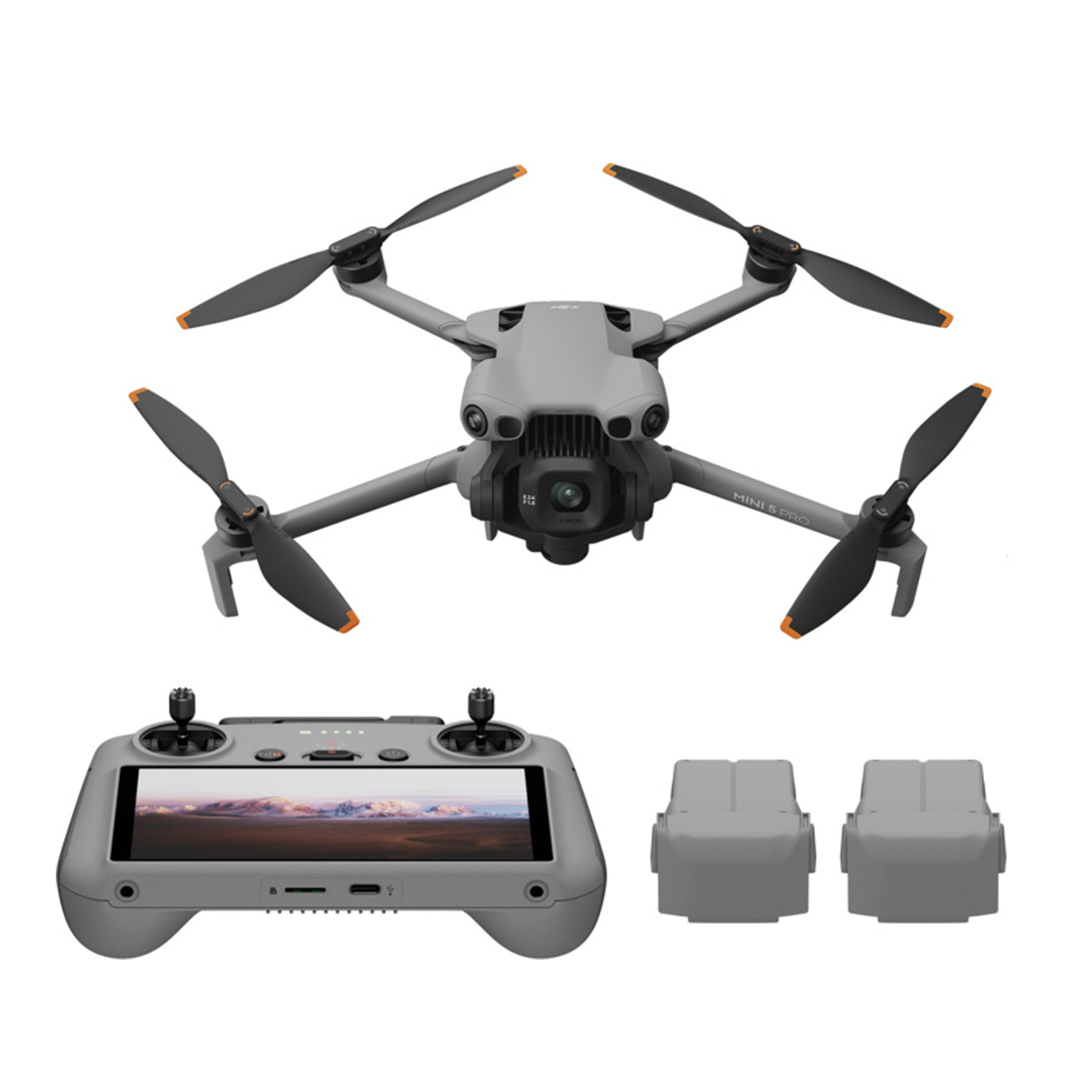 DJI Mini 5 Pro Fly More gesamtes Set 2 Akkus und Fernbedienung